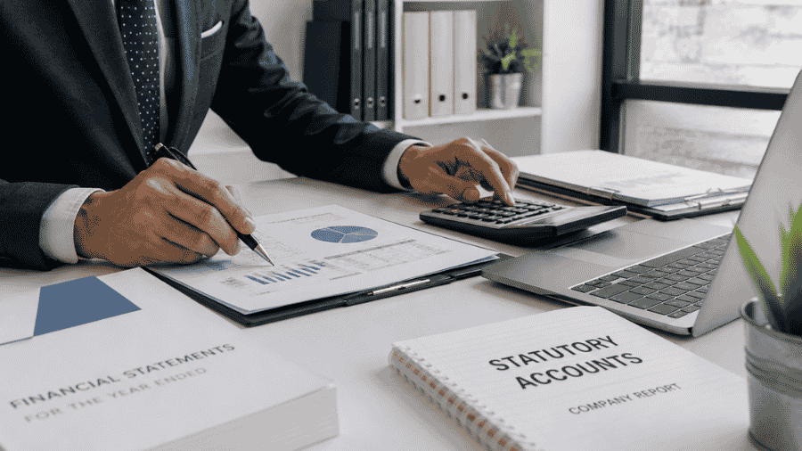 UK accountants working on statutory accounts