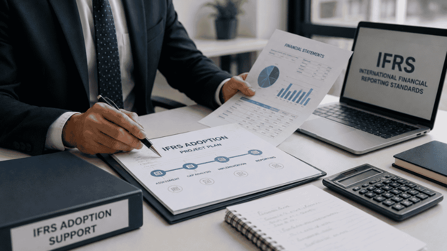 UK accountants working on IFRS adoption support