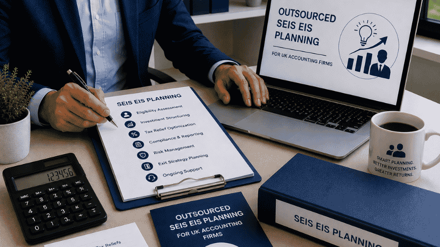 UK accountants preparing SEIS and EIS planning support for startup clients