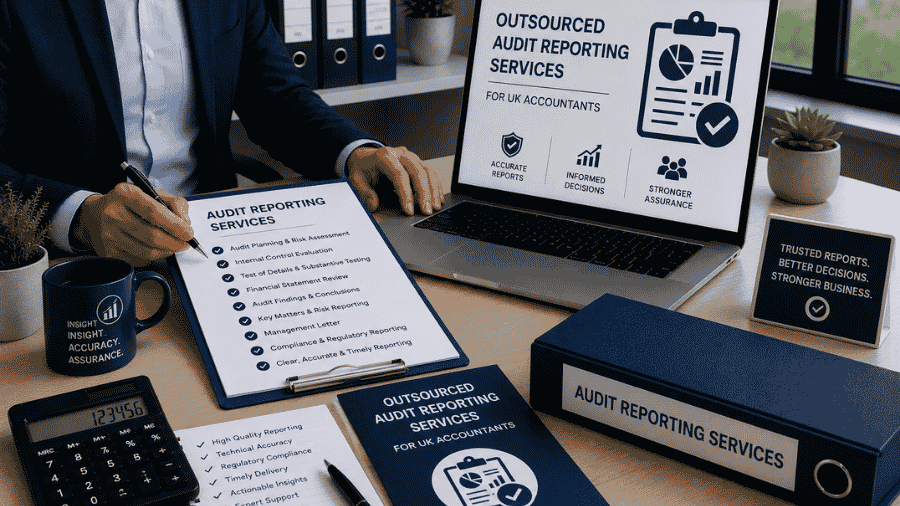 UK accountants preparing audit reporting and assurance deliverables