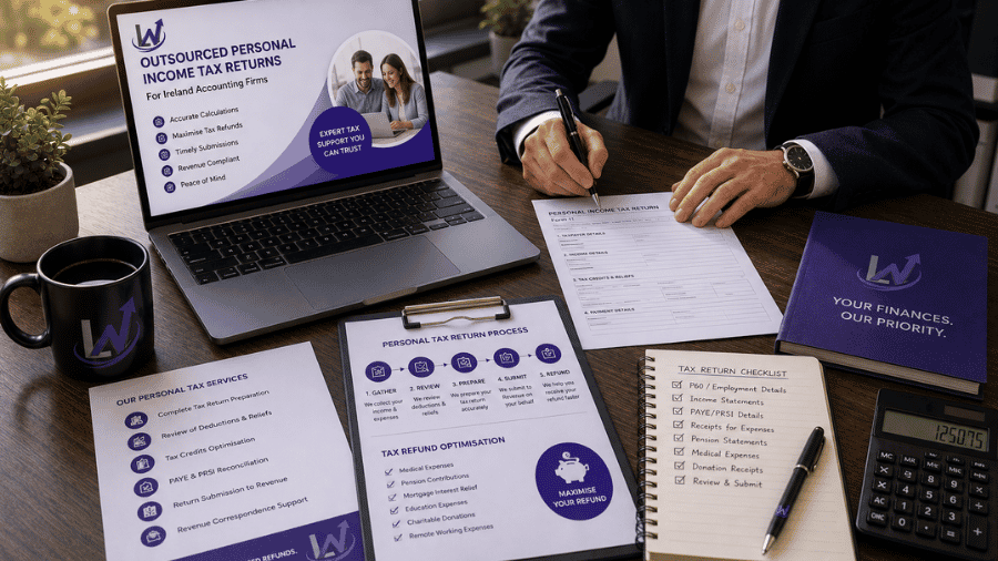 Outsourced personal income tax returns Ireland accounting firms