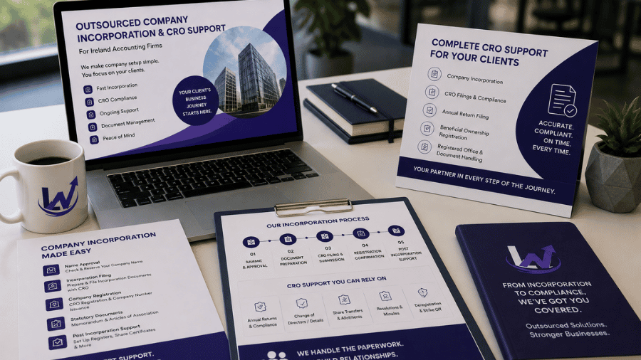 Outsourced Company Incorporation Support (CRO) Ireland Accounting Firms